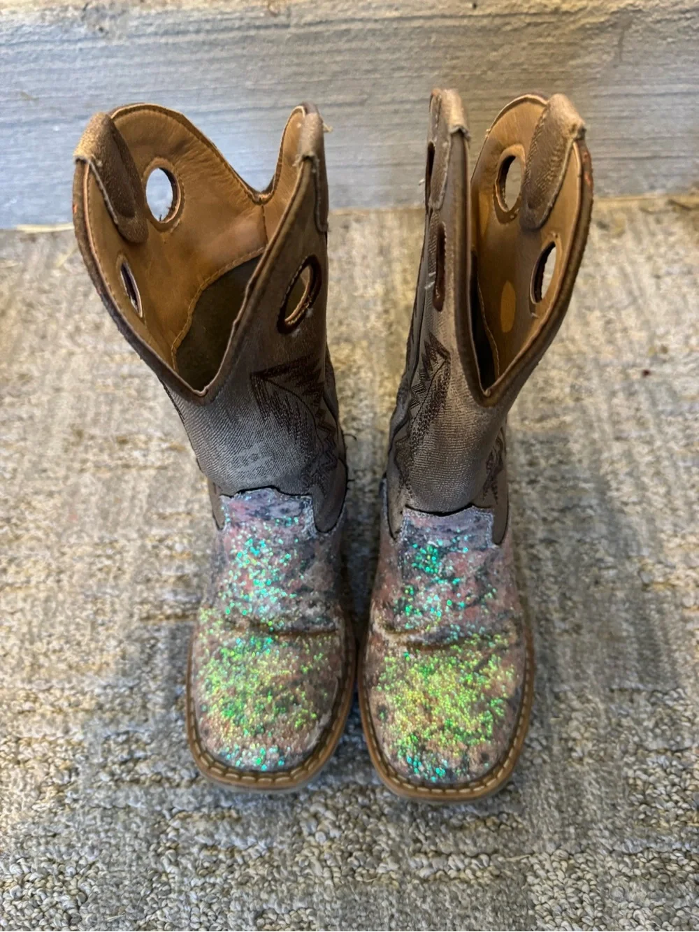 Girls' Roper Glitter Cowboy Boots